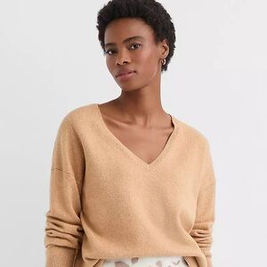 LOFT V-Neck Relaxed Everyday Sweater